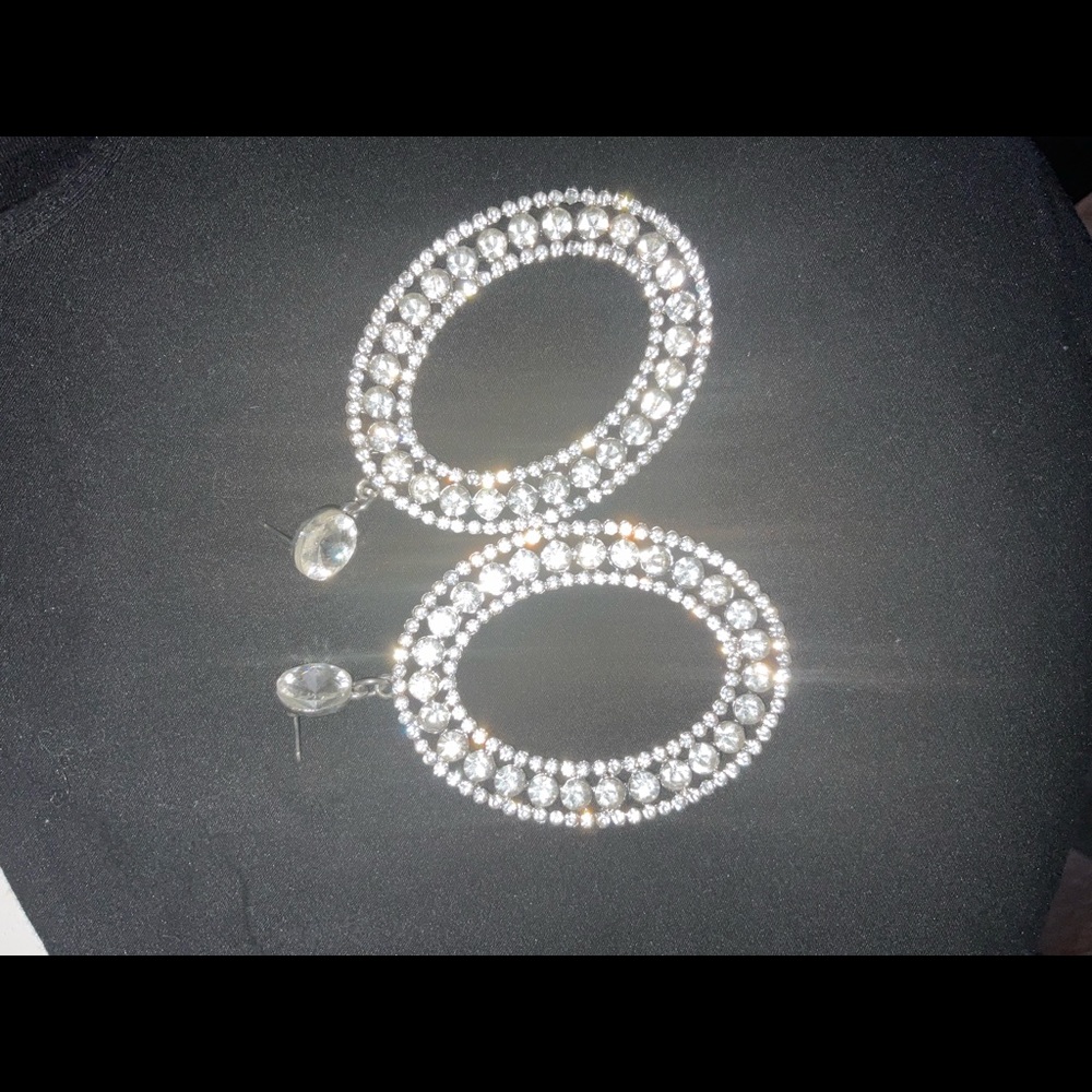 Crystal Drop “Diamond” Earrings